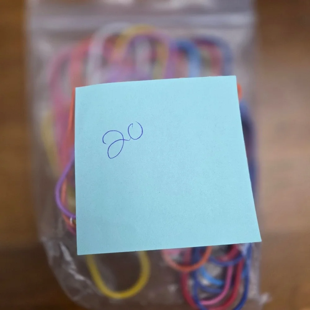 Assorted Jumbo Paper Clips Colorful Assortment 20 Count for Office School Crafts